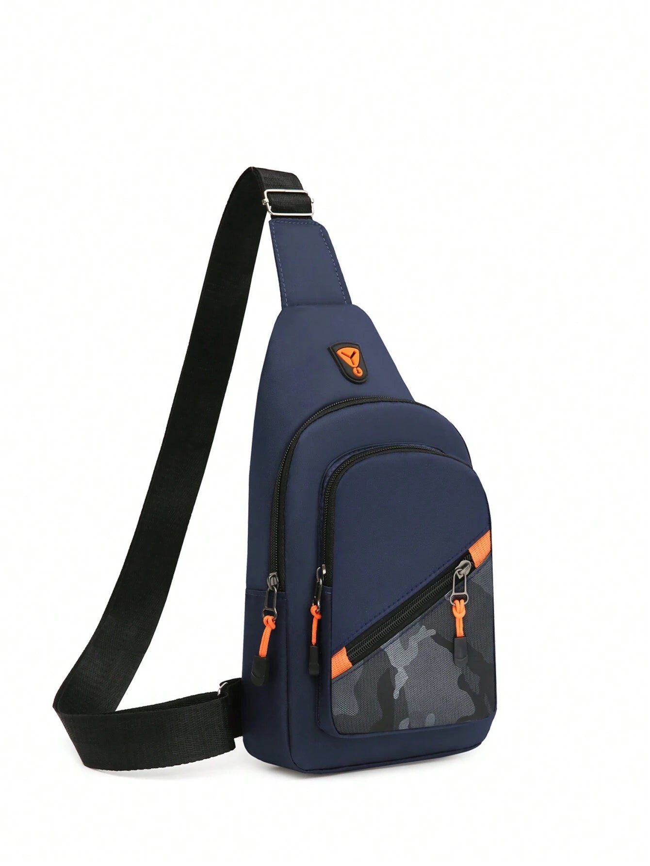 Men'S Casual Sports Crossbody Chest Bag with Double Zippers, Perfect for Daily Use, Shopping, Travel, Carry Cellphone, Keys, and Small Items Freshman for Books Multi-Functional Dorm University Christmas Gift Summer Bag Spring Break Vacation Bag Pack Waist Bag School Supplies Purse Side Bags Belts New Life Items for Students Purse Essentials Graduation Small Bag for Men Body Bag for Men