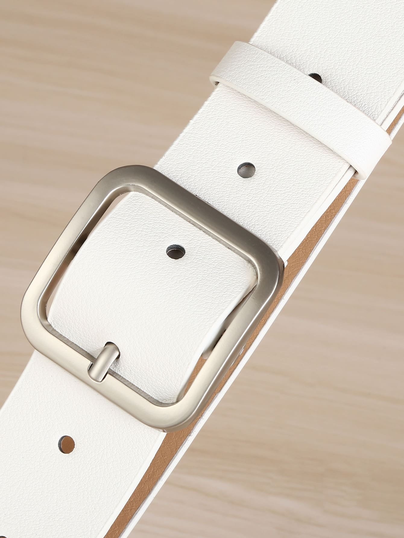 Men Square Buckle Belt Casual