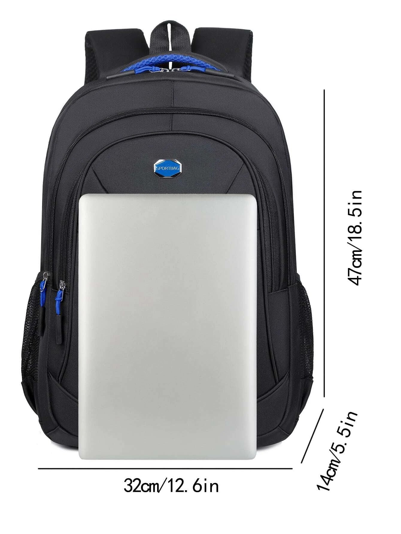 School Bag Laptop Bag Rucksack Shoulder Bag Sport Bag College Bag College Outdoor Hiking Camping Sport Backpack Lightweight with Adjustable Strap Computer Large Capacity Outdoor Water-Proof Camping Hiking School Bag Travel Bag Summer Back to School Beach Bag Laptop Case the Sporty Life Men Black Bag Pack Hiking Bag Weekend Bag School Backpack School Supplies
