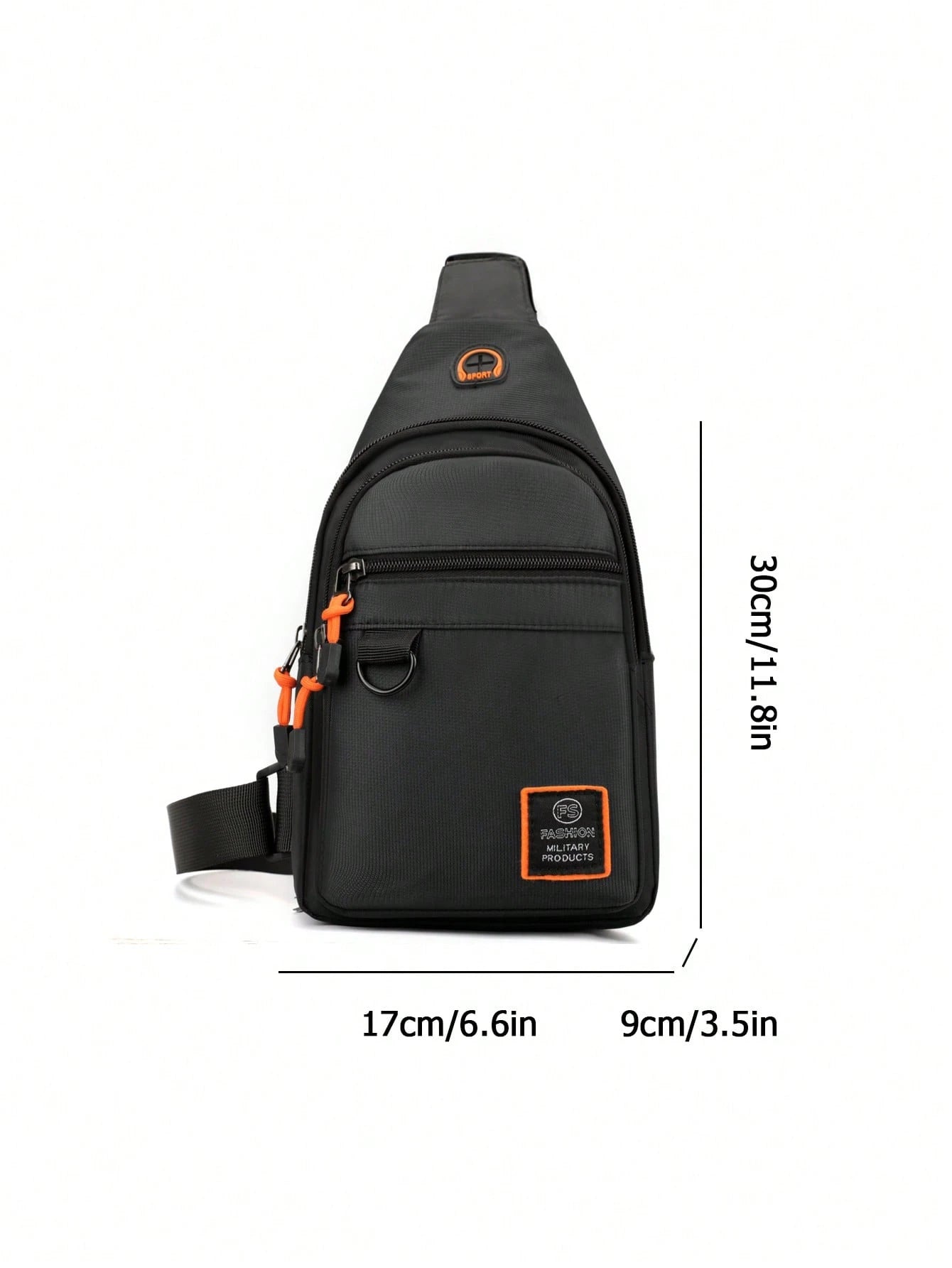 Men'S Casual Sports Crossbody Chest Bag with Double Zippers, Perfect for Daily Use, Shopping, Travel, Carry Cellphone, Keys, and Small Items Freshman for Books Multi-Functional Dorm University Christmas Gift Summer Bag Spring Break Vacation Bag Pack Waist Bag School Supplies Purse Side Bags Belts New Life Items for Students Purse Essentials Graduation Small Bag for Men Body Bag for Men