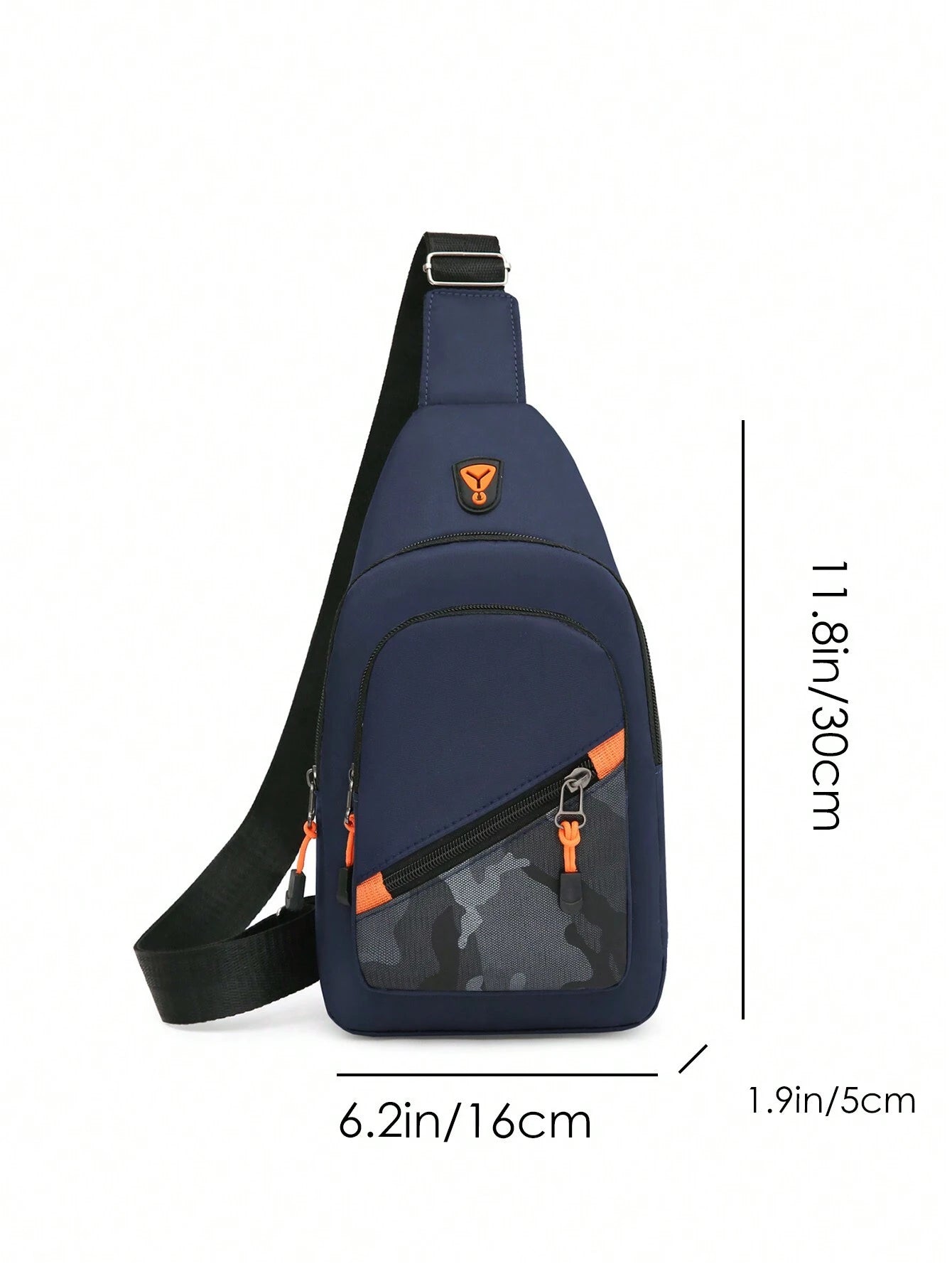 Men'S Casual Sports Crossbody Chest Bag with Double Zippers, Perfect for Daily Use, Shopping, Travel, Carry Cellphone, Keys, and Small Items Freshman for Books Multi-Functional Dorm University Christmas Gift Summer Bag Spring Break Vacation Bag Pack Waist Bag School Supplies Purse Side Bags Belts New Life Items for Students Purse Essentials Graduation Small Bag for Men Body Bag for Men