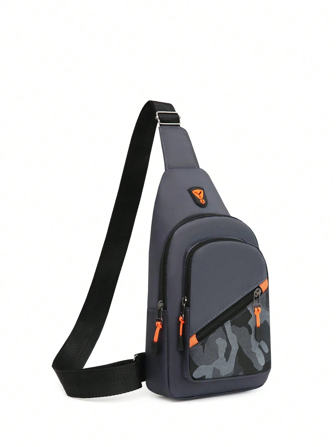 Men'S Casual Sports Crossbody Chest Bag with Double Zippers, Perfect for Daily Use, Shopping, Travel, Carry Cellphone, Keys, and Small Items Freshman for Books Multi-Functional Dorm University Christmas Gift Summer Bag Spring Break Vacation Bag Pack Waist Bag School Supplies Purse Side Bags Belts New Life Items for Students Purse Essentials Graduation Small Bag for Men Body Bag for Men