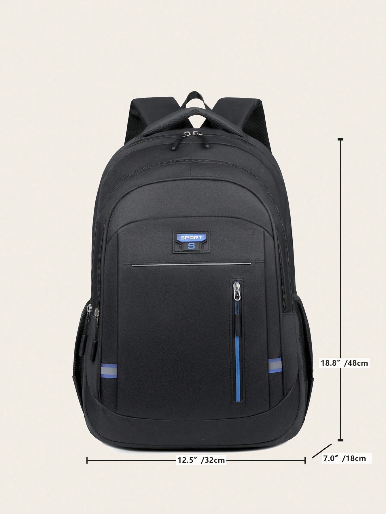 Schoolbag Laptop Bag Shoulder Bag Travel Bag Sports Bag College Bag School College Business Outdoor Hiking Camping Sports Casual Backpack Holiday Essentials Lightweight Adjustable Strap Large Capacity Functional Backpack Polyester Minimalist Style Holiday Waterproof Portable Travel Bag Plain Black Backpack Business Casual Travel Backpack Gifts Outdoor Dad'S Gift Father'S Gift Gift Valentine'S Day Gift