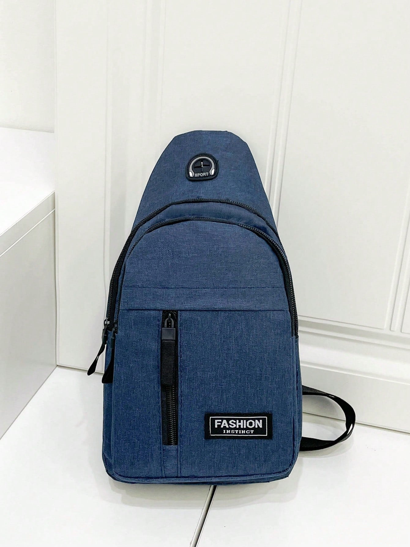 Men'S Casual Sports Crossbody Chest Bag with Double Zippers, Perfect for Daily Use, Shopping, Travel, Carry Cellphone, Keys, and Small Items Freshman for Books Multi-Functional Dorm University Christmas Gift Summer Bag Spring Break Vacation Bag Pack Waist Bag School Supplies Purse Side Bags Belts New Life Items for Students Purse Essentials Graduation Small Bag for Men Body Bag for Men