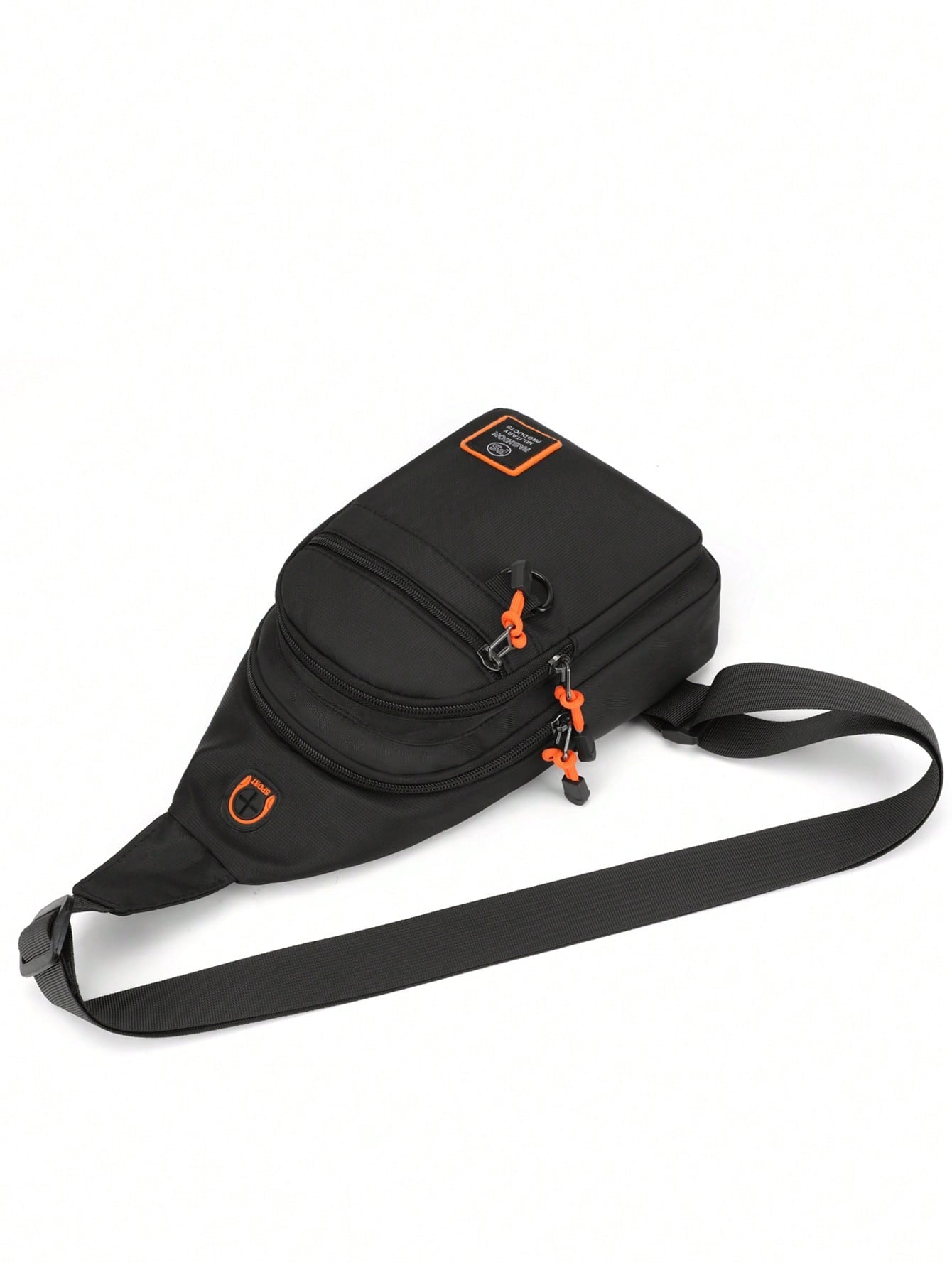 Men'S Casual Sports Crossbody Chest Bag with Double Zippers, Perfect for Daily Use, Shopping, Travel, Carry Cellphone, Keys, and Small Items Freshman for Books Multi-Functional Dorm University Christmas Gift Summer Bag Spring Break Vacation Bag Pack Waist Bag School Supplies Purse Side Bags Belts New Life Items for Students Purse Essentials Graduation Small Bag for Men Body Bag for Men