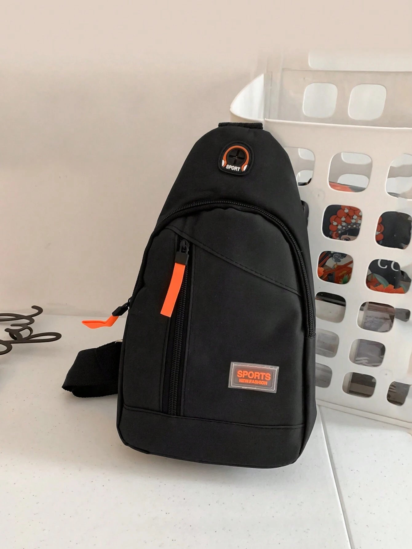 Men'S Casual Sports Crossbody Chest Bag with Double Zippers, Perfect for Daily Use, Shopping, Travel, Carry Cellphone, Keys, and Small Items Freshman for Books Multi-Functional Dorm University Christmas Gift Summer Bag Spring Break Vacation Bag Pack Waist Bag School Supplies Purse Side Bags Belts New Life Items for Students Purse Essentials Graduation Small Bag for Men Body Bag for Men