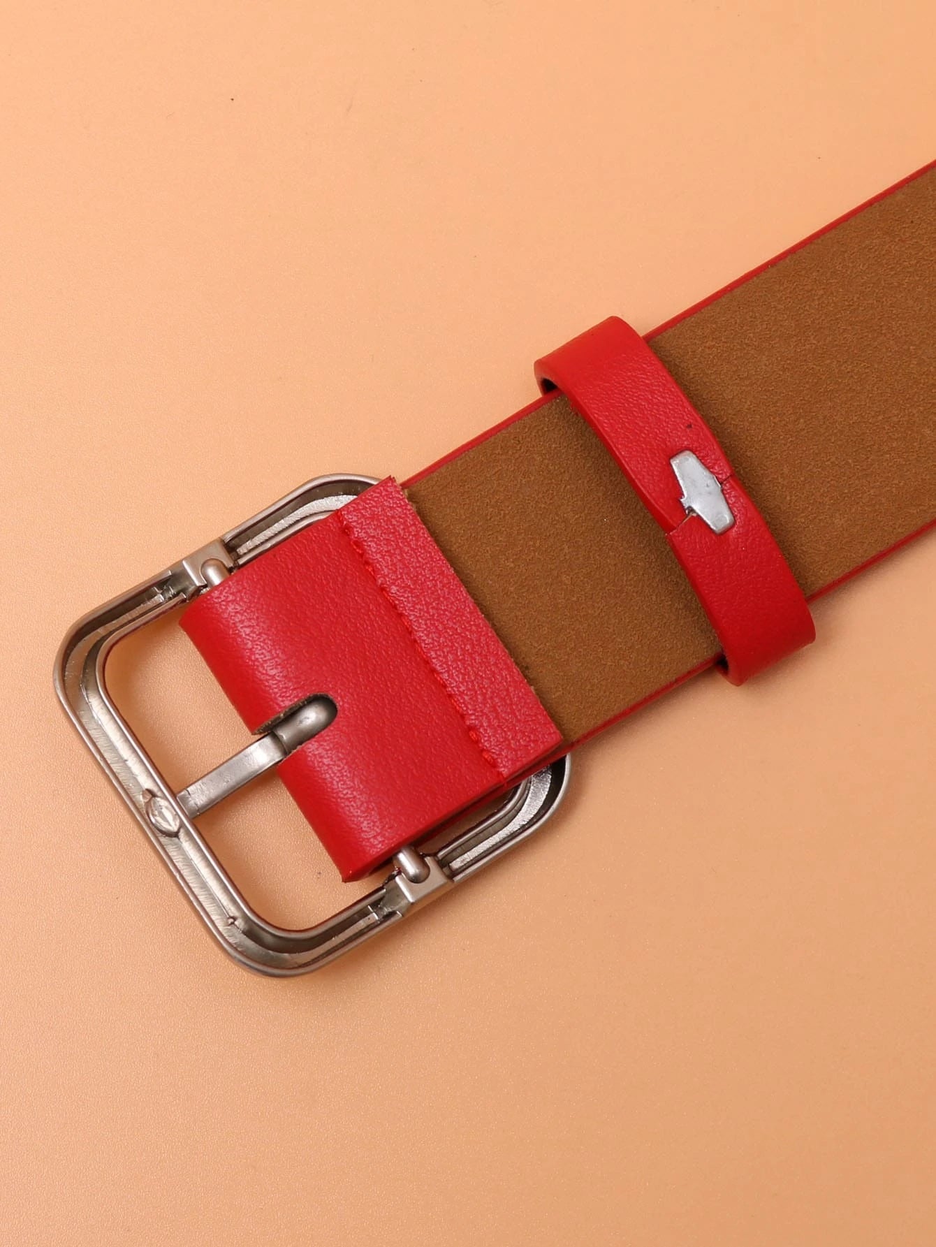 Men Square Buckle Belt Casual